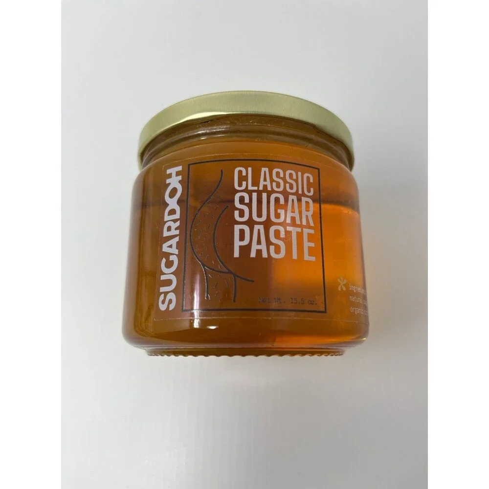 Sugardoh Classic Sugar Paste Hair Remover Exfoliator HUGE‎ 15.5 oz Glass Jar